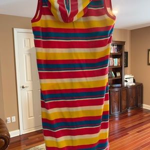 Velour multicolour dress